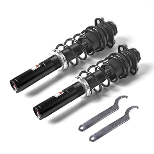 KLV Front Left Right Shocks Shock Absorber Set Monotube Tube Compatible with 1990-2018 Kawasaki Mule UTV 2010 2020 2500 2510 2520 4000 4010 Mule 45023-1005 45023-1006 2 pcs