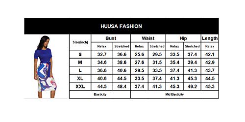 HUUSA Womens Black Party Pencil Wedding Dresses Work Casual Office Midi Dresses Oneck Patchwork Knee Length Dress XL Black