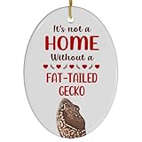 Brown Beige African Fat Tailed Gecko Christmas