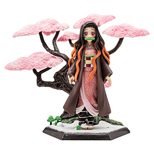 Nezuko Kamado Figure Cherry Blossom Tree Demon Anime Slayer Japanese