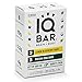 IQ BAR Brain + Body Bar, Get Up And Go Variety Pack, 10g Plant Protein, 1-2g Sugar, 4g Net Carbs, Keto, Paleo Friendly, Vegan, Gluten Free, Low Carb, 1.6oz Bar, 6 Count