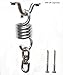 MHMYDZ Hammock Chair Spring Swivel Kit Hammock Chair Ultimate Hanging Kit Stainless Steel Suspension Ceiling Hooks Hammock Chair Hanger Swivel Hook and Snap Hooks Hammock Hooks 500 LB Capacity