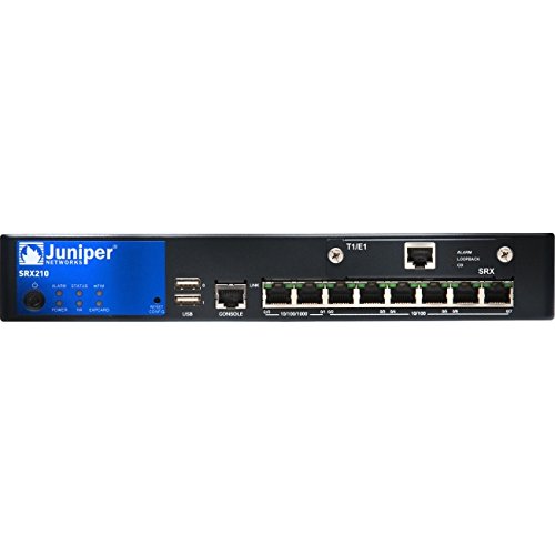 Juniper Networks SRX210 Services Gateway Enhanced with Faster CPU 2XGE + 6XFE Ports 1XPIM SRX210HE2