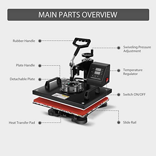 1 VIVOHOME+Clamshell+Printing+Machine+T+Shirt