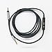 NEOMUSICIA Cable for Audio Technica ATH-M50x / ATH-M40x / ATH-M70x / KRK KNS8400 / KNS6400 headphone, Remote volume control & Mic cord fit Samsung Galaxy Sony Xiaomi Huawei Android phone