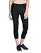 BALEAF Women's 3D Padded 3/4 Cycling Compression Tights Wide Waistband UPF 50+ Black Size M