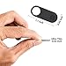 CGBOOM Webcam Cover, Laptop Camera Cover Slider 0.027in Ultra-Thin Camera Blocker for iPad iMac Echo Show Smartphones Tablets Macbooks Computers Desktops with Strong Adhensive(6 Black)