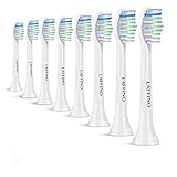 Toothbrush Heads - DiamondClean Sonic Replacement Heads For Philips Sonicare Electric Toothbrush Set of 8 Compatible with DiamondClean,Flexcare Healthy White,Plaque Control, Sonicare for Kids & more