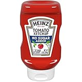 Heinz Ketchup No Added Sugar (13oz Bottles, Pack of 6)