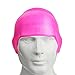 KATTEONG Swimming Cap Silicone Non-Toxic Tasteless Long Hair Swim Cap with 3D Ergonomic Design Ear Pockets and Great High Elasticity for Teenagers Women and Adults Keeps Hair Clean Ear Dry