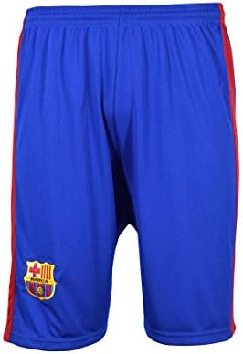 Rass Sports Real Madrid &amp; Barcelona Training Soccer Shorts (Small/Medium, Barcelona)