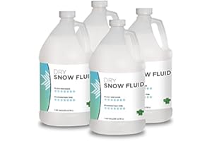 FROGGY'S FOG Froggys Flakes - 4 Gallon Case - Snow Machine Juice Fluid - Dry Formula (50-75 Feet Float/Drop)