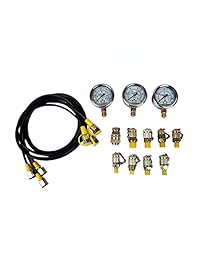 Excavadora Kit de prueba, ensayo de Tester, hidráulica de presión hidráulica acoplamiento 60 Mpa Max