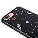 Feelingjoy Cell Phone Case Compatible iPhone 7 Plus 8 Plus IMD Marble Galaxy Space Star Protective Shockproof Bumper Cover for Girls Women (IMD2)