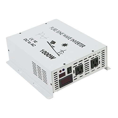 Wzrelb 24v power inverter 1000 watt pure sine wave powe…