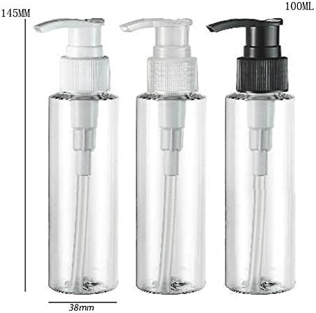 Amazon 個 ロット100 Mlクリアpetボトルローションポンプボトル 100 Ccシャンプーボトル透明プラスチックポンプ付き D 38mm H 145mm Vol 100ml インテリア オンライン通販