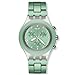 Swatch Men's SVCK4056AG Quarts Date Greendial Plastic Watch