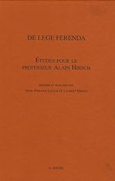 De lege feranda