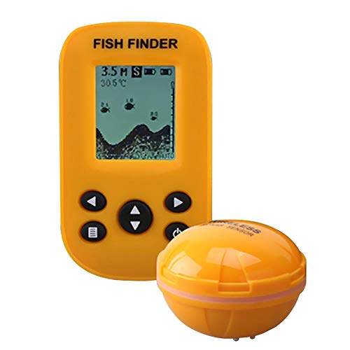 YOUNGFLY Wireless Fish Finder Sonar Probe Detector with Dot Matrix 100m/328ft