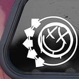 Blink 182 Logo White Decal Sticker Wall Laptop Notebook Die-cut White Decal Sticker