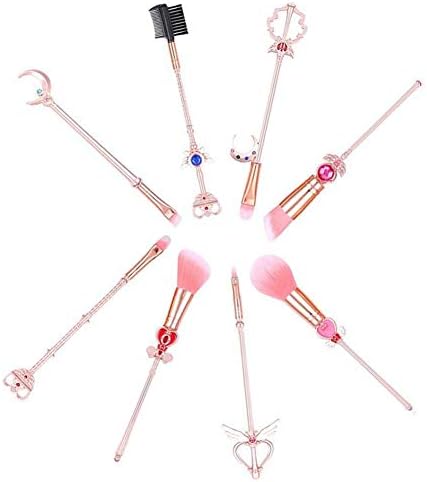 Highjump 8 PCS Eyeshadow Makeup Brush Eye Shadow Brush Set Cute Cosmetic Tools