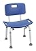 Drive Medical Designer Series Deluxe Bath Bench with Back, Blue