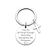 Birsppy Christian Keychain Inspirational Religious Gifts For Women Spiritual Stainless Steel Keychain Gifts Personalized Baptism Encouragement Gifts For Teens