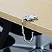 Table Foldable Purse Bag Rhinestone Elephant Hanger Handbag Hook Holder