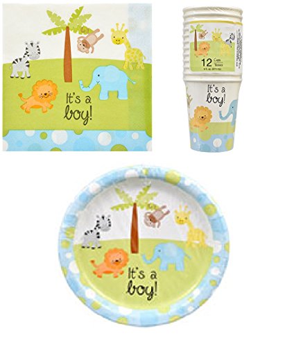 its a boy plates