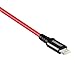 Lightning Cable,ICESMART iPhone charger Cable(4Pack 1FT/3Ftx2/6FT),Nylon Braided USB Charger Data Sync Cord Compatible with iPhone X/8/8 Plus/7/7 Plus/6s/6s Plus/6/6 Plus/5/5S/5C/SE/iPad(Red)