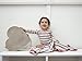 L'ovedbaby Unisex-Baby Newborn Organic Long-Sleeve Bodysuit, Coral Stripe, 12-18 Months