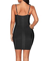 houstil Vestido de fiesta para mujer con correa de espagueti