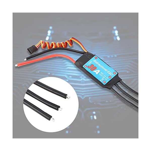 GXX Ausgangsfernbedienungsfahrzeug Zweiwege-Bürstenloser ESC RC Elektronischer Geschwindigkeitsregler Für RC-Auto Schiff… – Bild 3