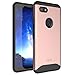 TUDIA DualShield Designed for Google Pixel 3a Case (2019), [Merge] Shockproof Dual Layer Slim Hard PC Soft TPU Protective Case - Rose Gold