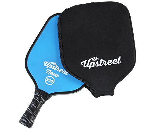 Upstreet USAPA Approved Graphite Pickleball Paddle - Polymer Honeycomb Composite Core - Paddles Include Racket Cover