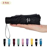 NOOFORMER mini Travel sun & rain Umbrella （8 Rids）- Light Compact & 95% Anti-UV
