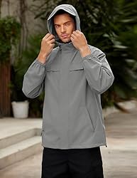 COOFANDY Men's Rain Jacket Waterproof Lightweight