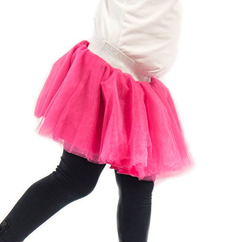 Everfan Magenta Hot Pink Tutu, Princess, Ballerina, Dance Tutu, Runner Skirt, Race Tutu - X-Small