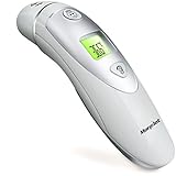 Morpilot Forehead and Ear Thermometer Dual Mode Professional Digital Medical Infrared Thermometer for Adult and Baby-20 Memory Recall Safe and Hygienic,Celsius