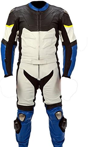 Sleekhides Men's MotorBike Cowhide Real Leather Fashion Suit