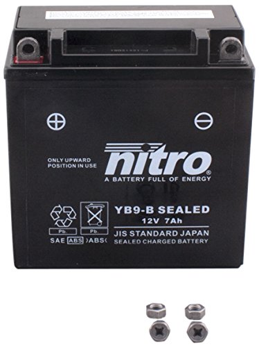 NITRO YB9-B SEALED -N- Batteries, Schwarz (Preis inkl. EUR 7,50 Pfand)