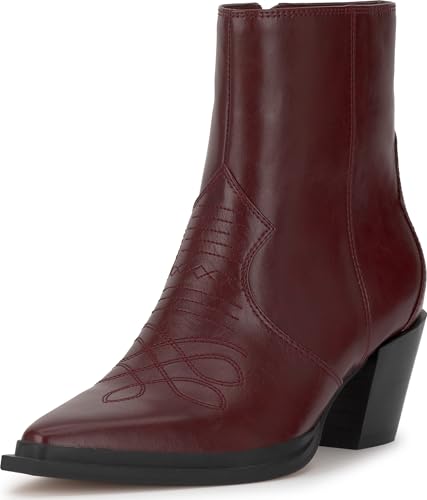 Jessica Simpson Helvona Western Bootie, Dark Granada, 8