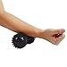 GRESATEK Peanut Spiky Massage Ball Foot Roller for Feet and Hands Best for Plantar Fasciitis Treatment Gentle and Comfortable Massage replicate Human Massage Therapist Finger Tips 2 Pack Black