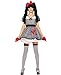 Leg Avenue 85379 Wind-Up Doll Halloween Costume - Black/White - Medium
