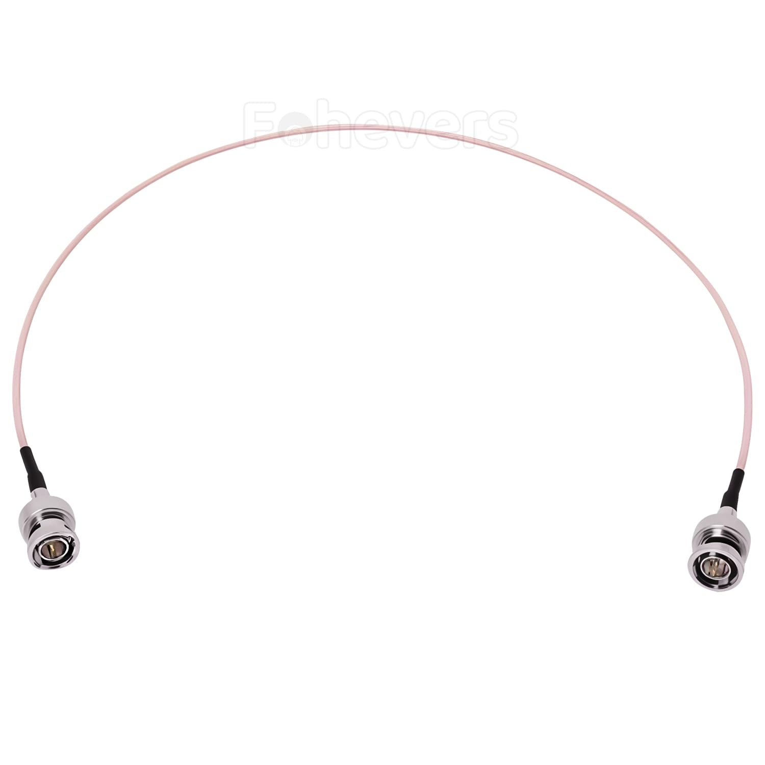 Fohevers BNC Male to BNC Male Adapter RG179 Aerial Extension Cable 15CM(6 inches) Antenna Coaxial Low Loss