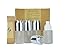 4 Piece 1oz,HILLO Silvery Glass Spray Bottles with Fine Mist Sprayer For Travel and Any Purpose ,Perfect for essential oils, perfume oils, rubbing alcohol, or other liquids.