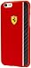Ferrari Scuderia Hard Case Glossy & Carbon Plate for iPhone 6 Plus/6S Plus - Red