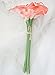 CTKcom Calla Lily Artificial Flower(20 Pack)- PVC Real Touch Flower Calla Lily Bridal Wedding Bouquet Head Lataex Real Touch Flower Bouquets Wedding Party Home Garden Restaurant Decoration(Coral Pink)