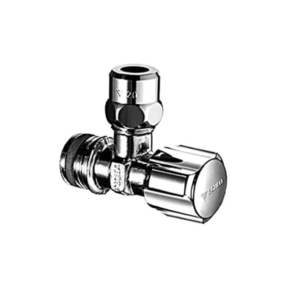 Schell Comfort regulating Angle Valve 3/8 Inch Chrome 49020699, Short Design