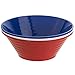 Liberty Plastic Mixing and Serving Bowls | set of 3 in 3 Assorted Colors